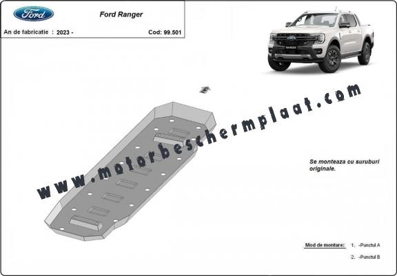 Brandstoftank Beschermplaat voor Ford Ranger