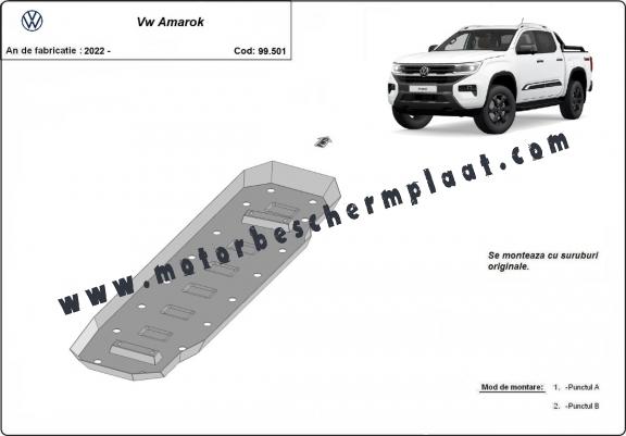 Brandstoftank Beschermplaat voor Volkswagen Amarok