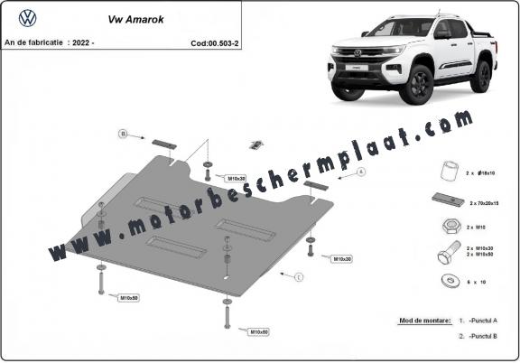 Tussenbak Beschermplaat Volkswagen Amarok