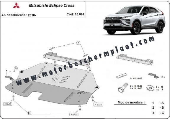 Motor en Versnellingsbak Beschermplaat voor Mitsubishi Eclipse Cross