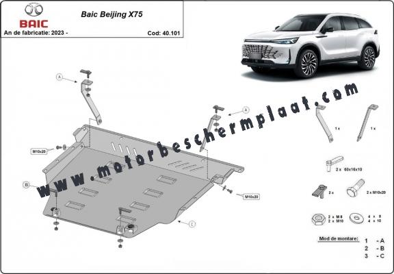 Motor Beschermplaat voor Baic Beijing X75