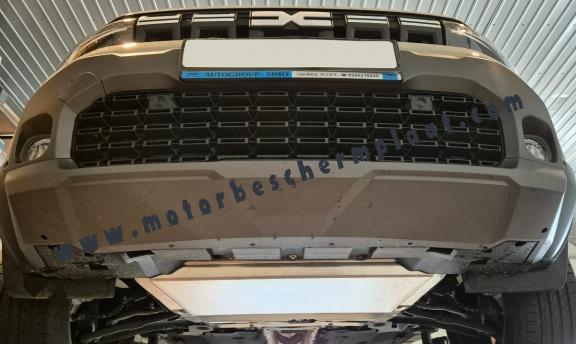 Motor, Versnellingsbak en Radiator  aluminium Beschermplaat voor Dacia Duster - 4x2