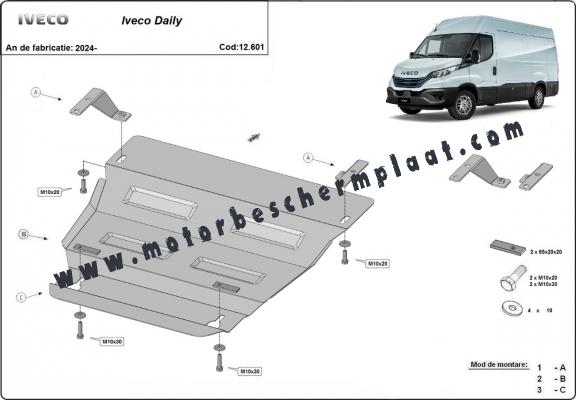 Motor en Radiator Beschermplaat voor Iveco Daily 7