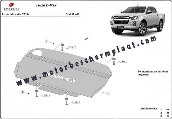 Radiator Beschermplaat voor Isuzu D-Max