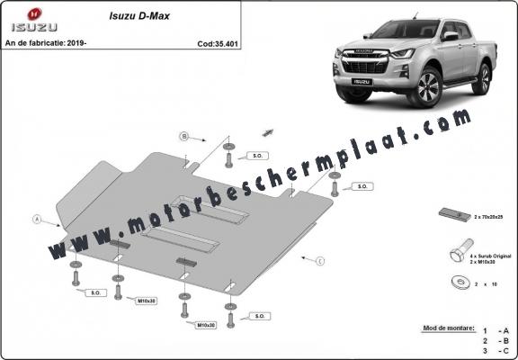 Motor Beschermplaat voor Isuzu D-Max