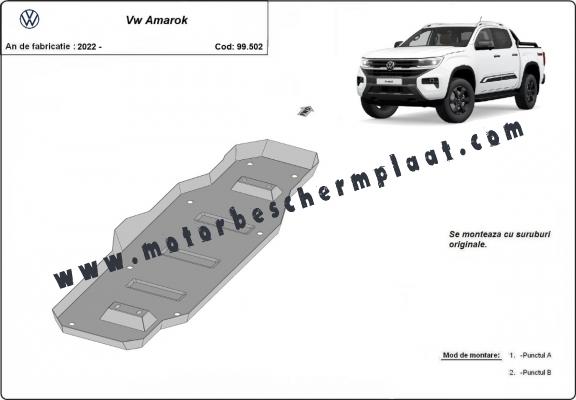 Brandstoftank Beschermplaat voor Volkswagen Amarok (MB3G9A147CF; 2643728)