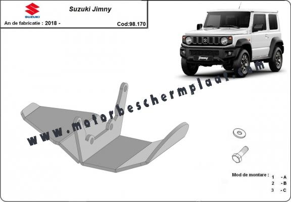 Differentieel Beschermplaat voor Suzuki Jimny