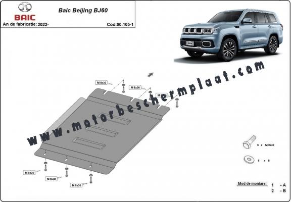 Versnellingsbak Beschermplaat voor Baic Beijing BJ60